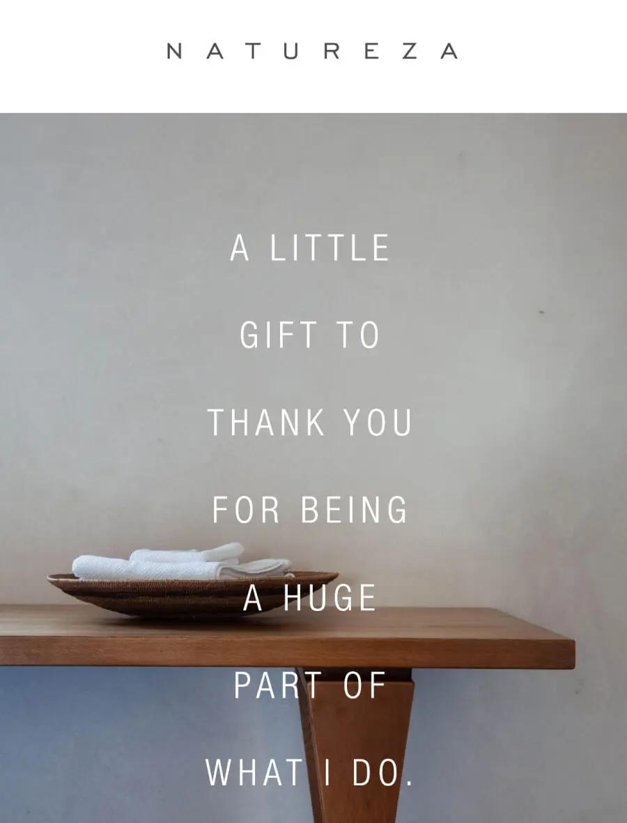 A gift of thanks