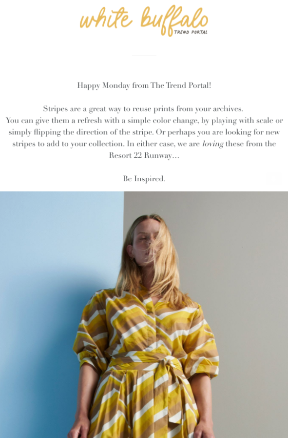 white buffalo studio newsletter