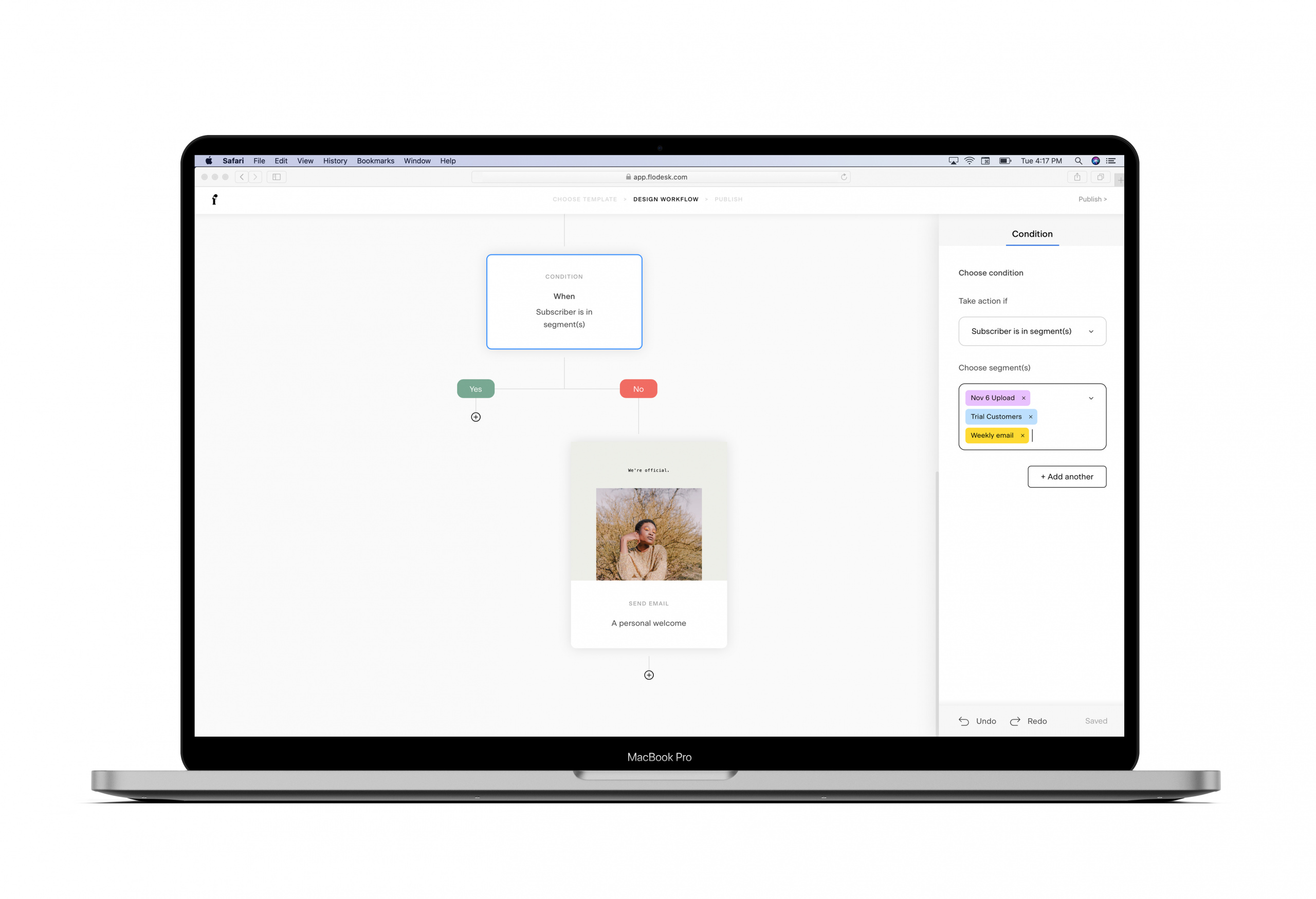 Flodesk workflows