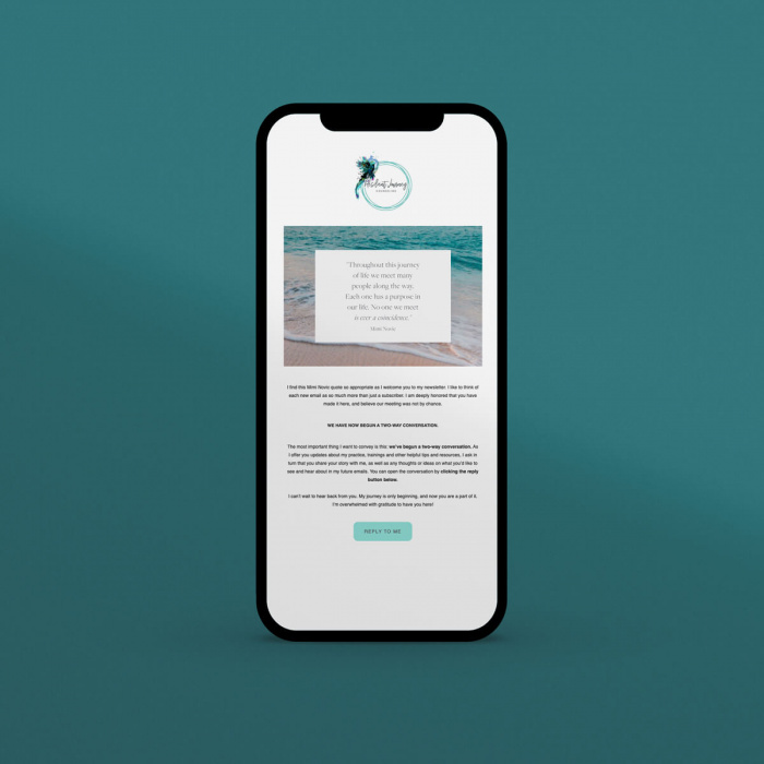 Cellphone email template