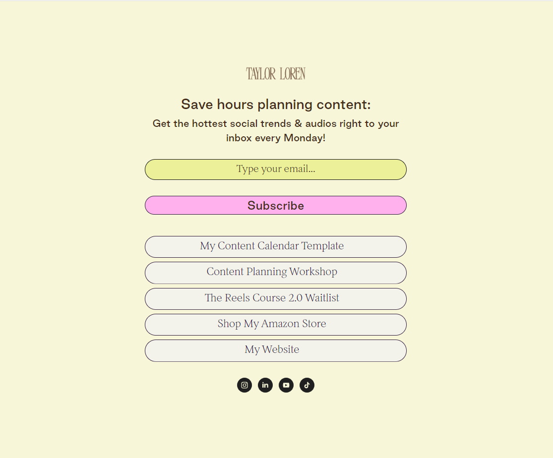 Taylor Loren link in bio