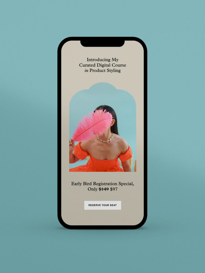 Flodesk Mobile Template Example