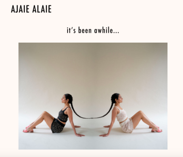 AJAIE ALAIE re-engagement email