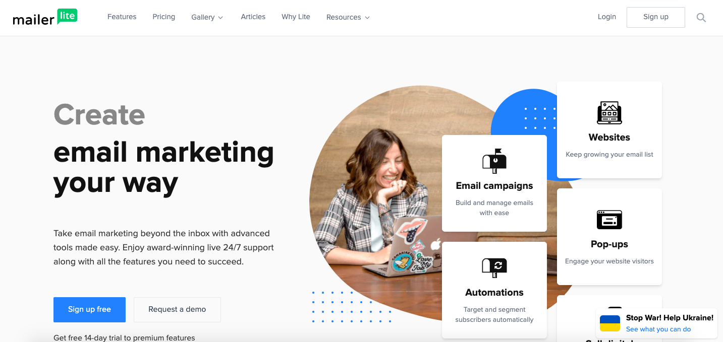 Mailerlite Interface