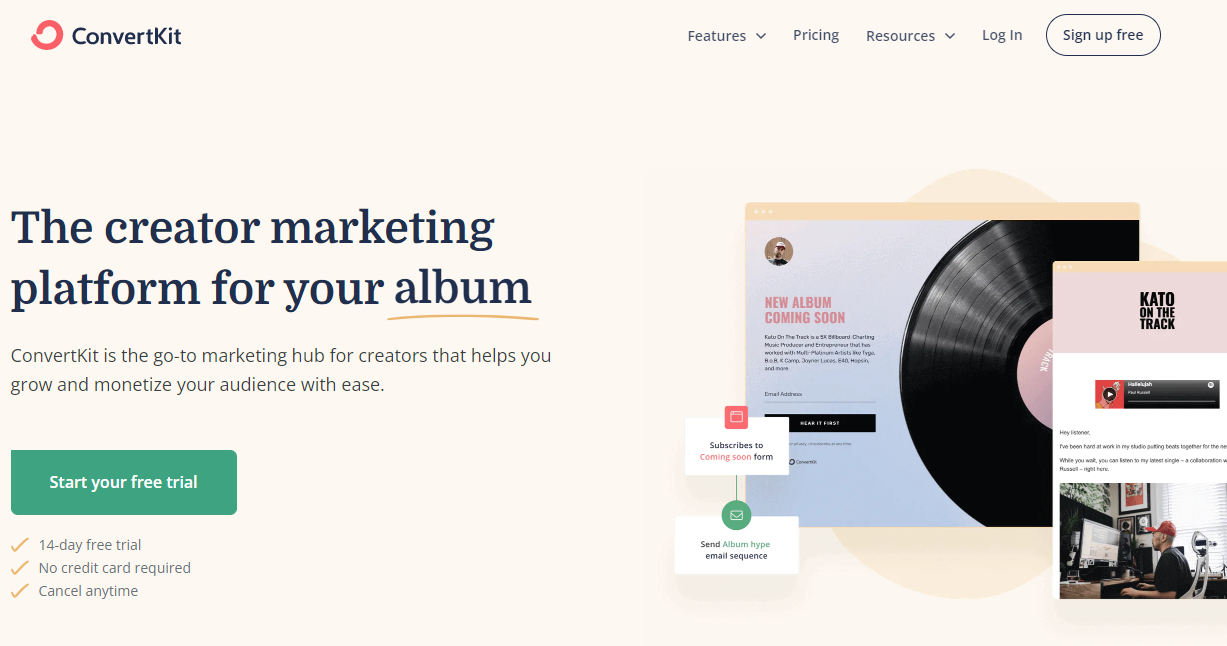 ConvertKit Interface