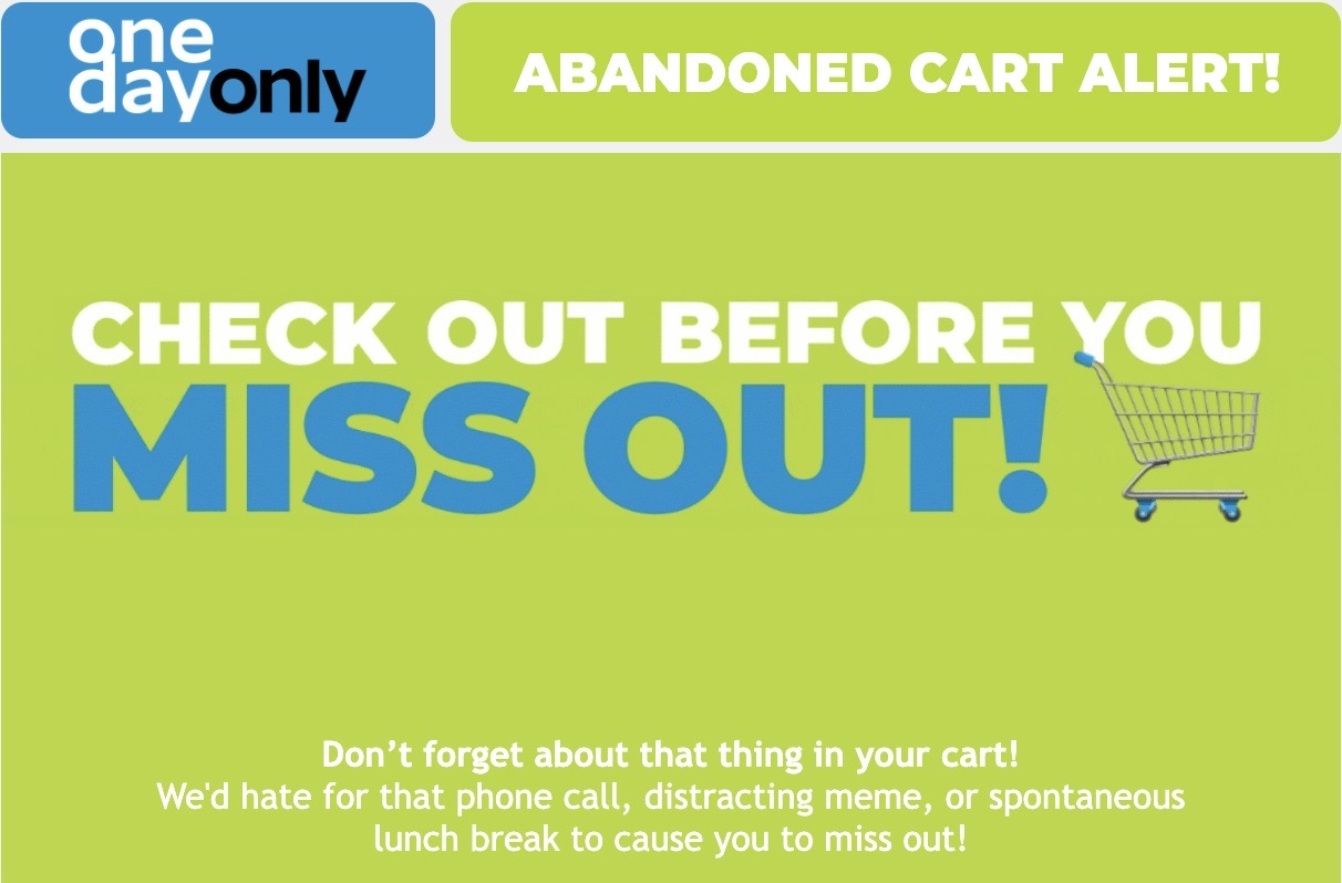 Attention-grabbing copy in your subject line