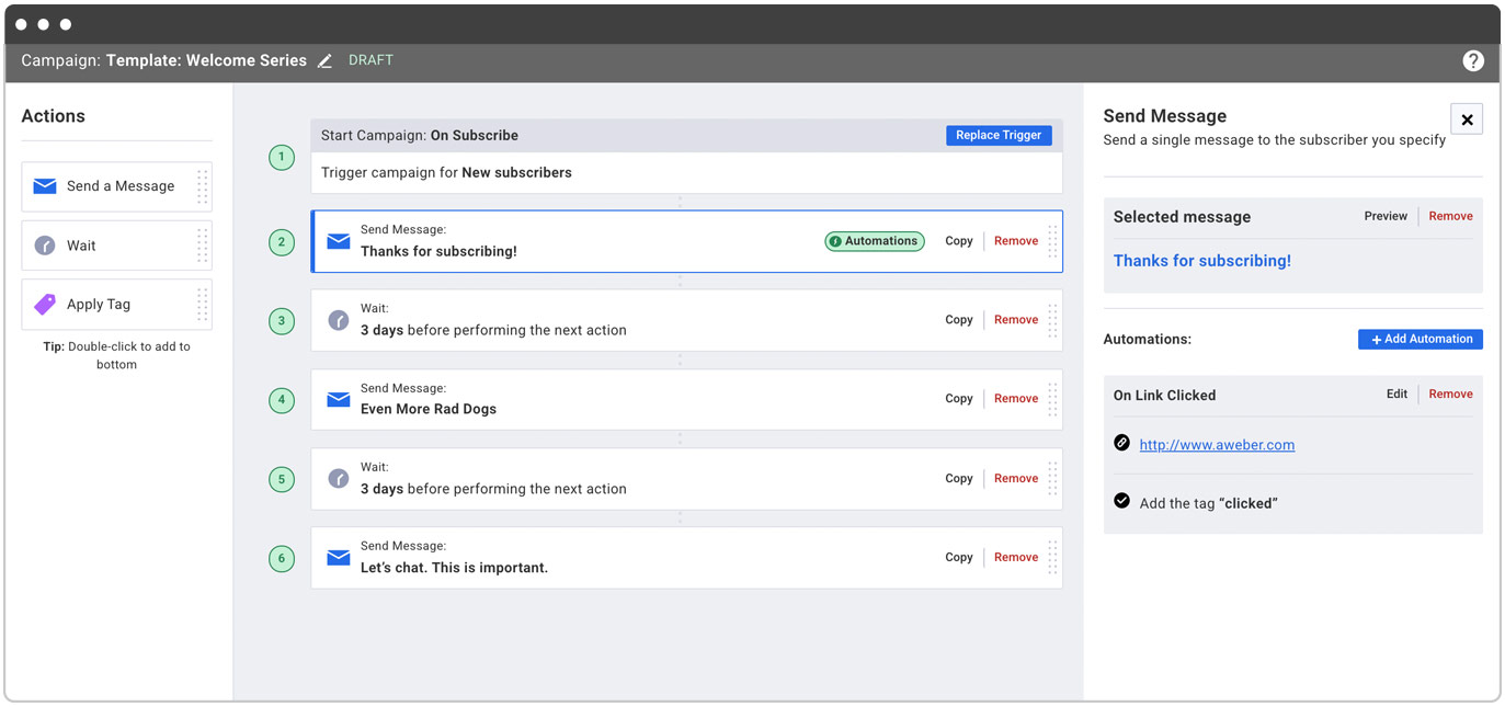 Email Marketing Service Provider - Aweber