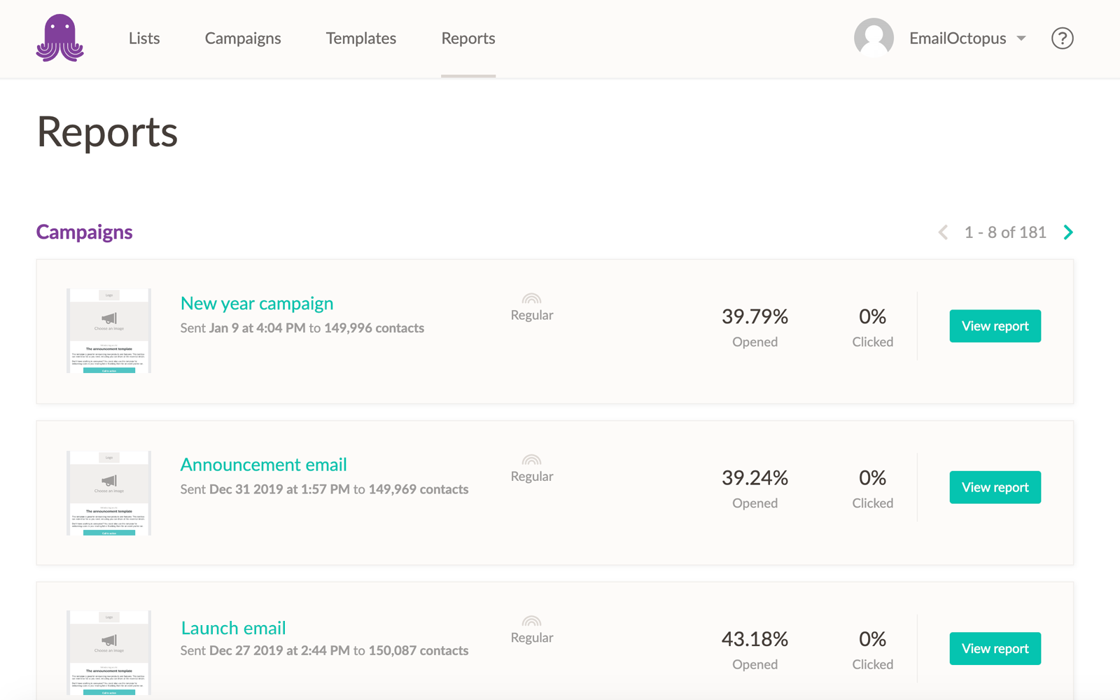 Email Marketing Service Provider - EmailOctopus