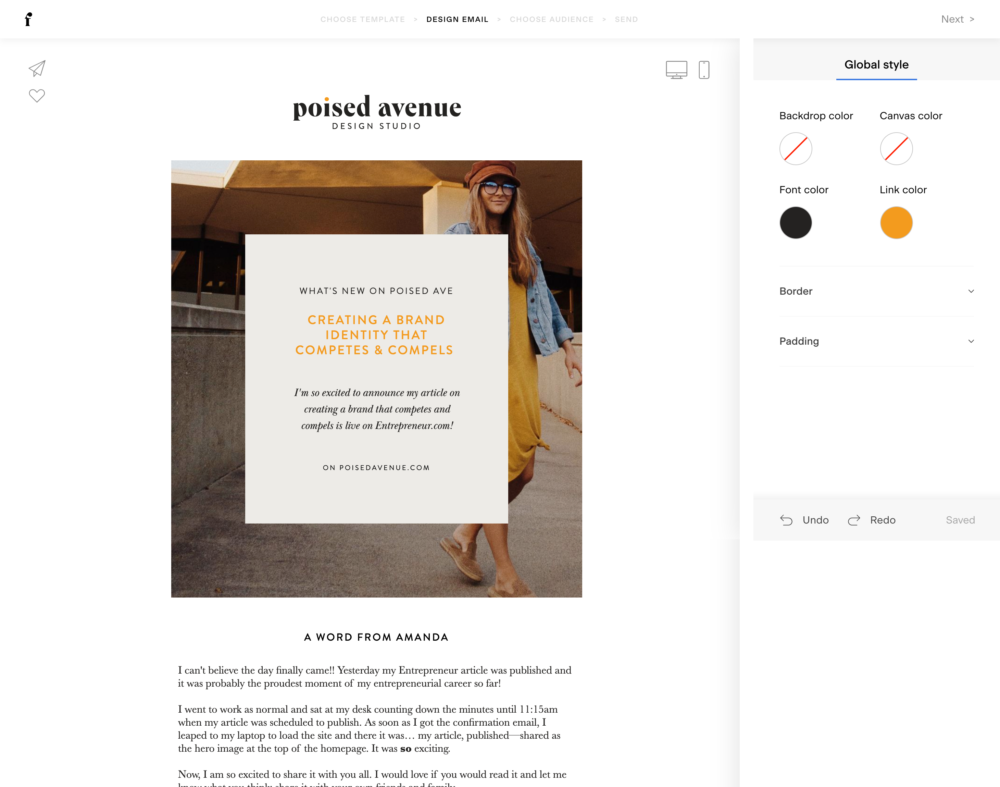Stand-out features Flodesk