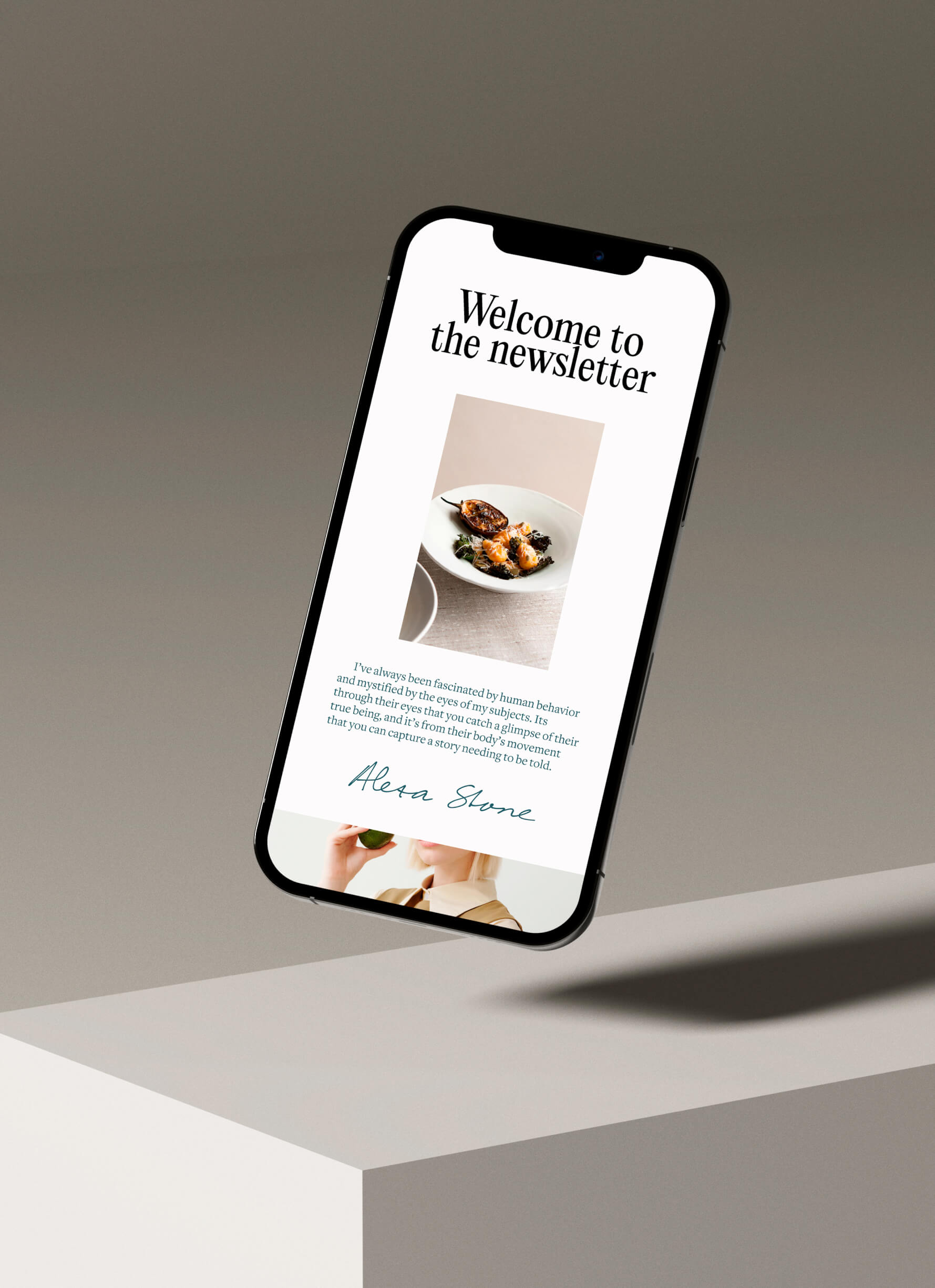 Flodesk welcome email