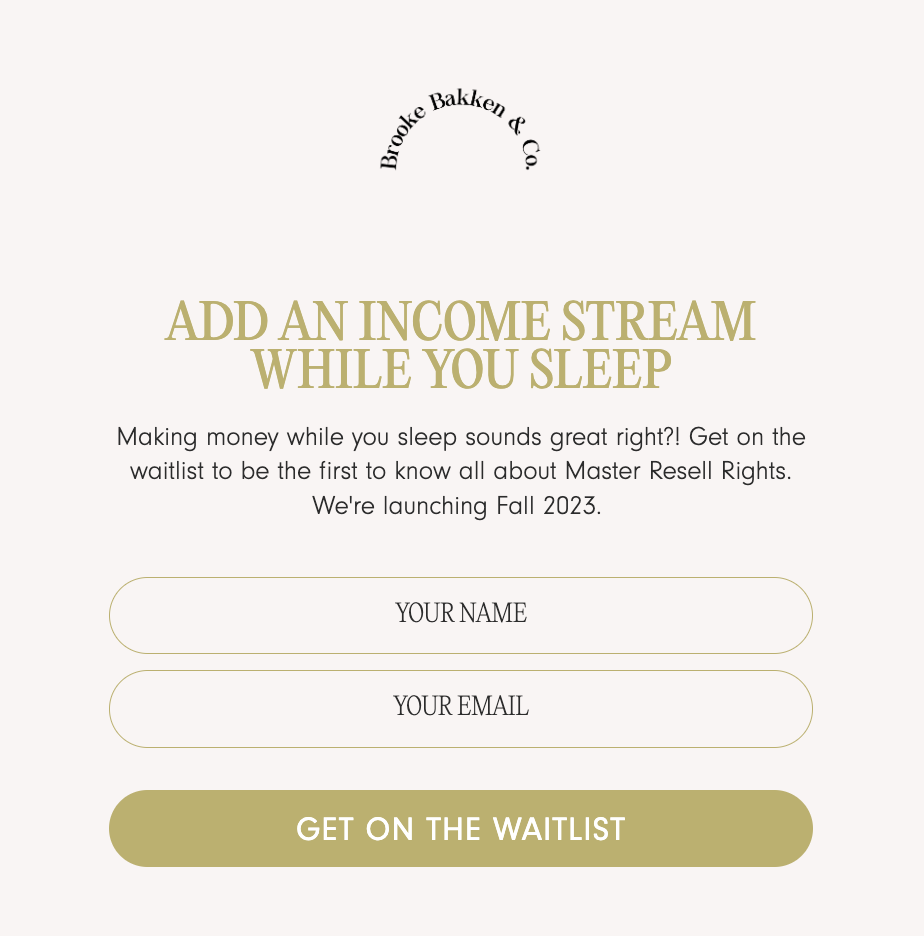 Brooke Bakken Co Example