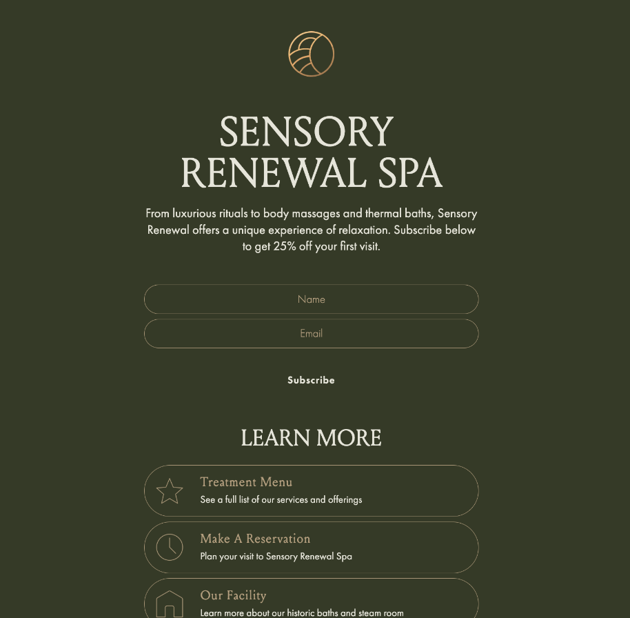 Top Link in bio template 2023