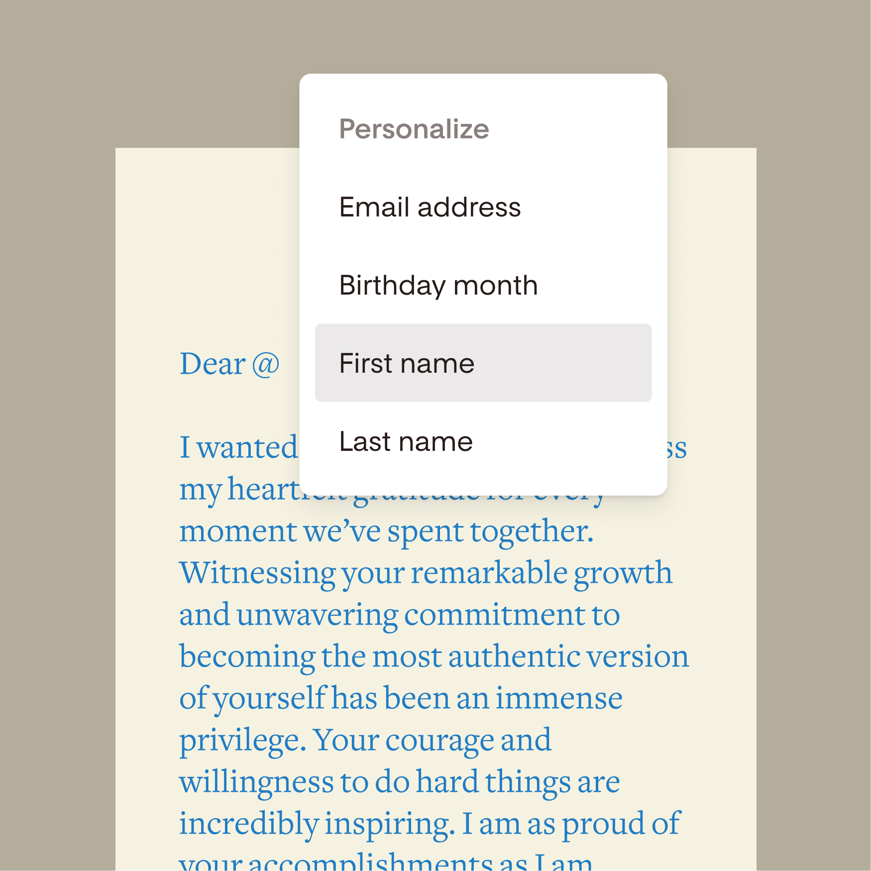 Hyper-personalize your marketing emails