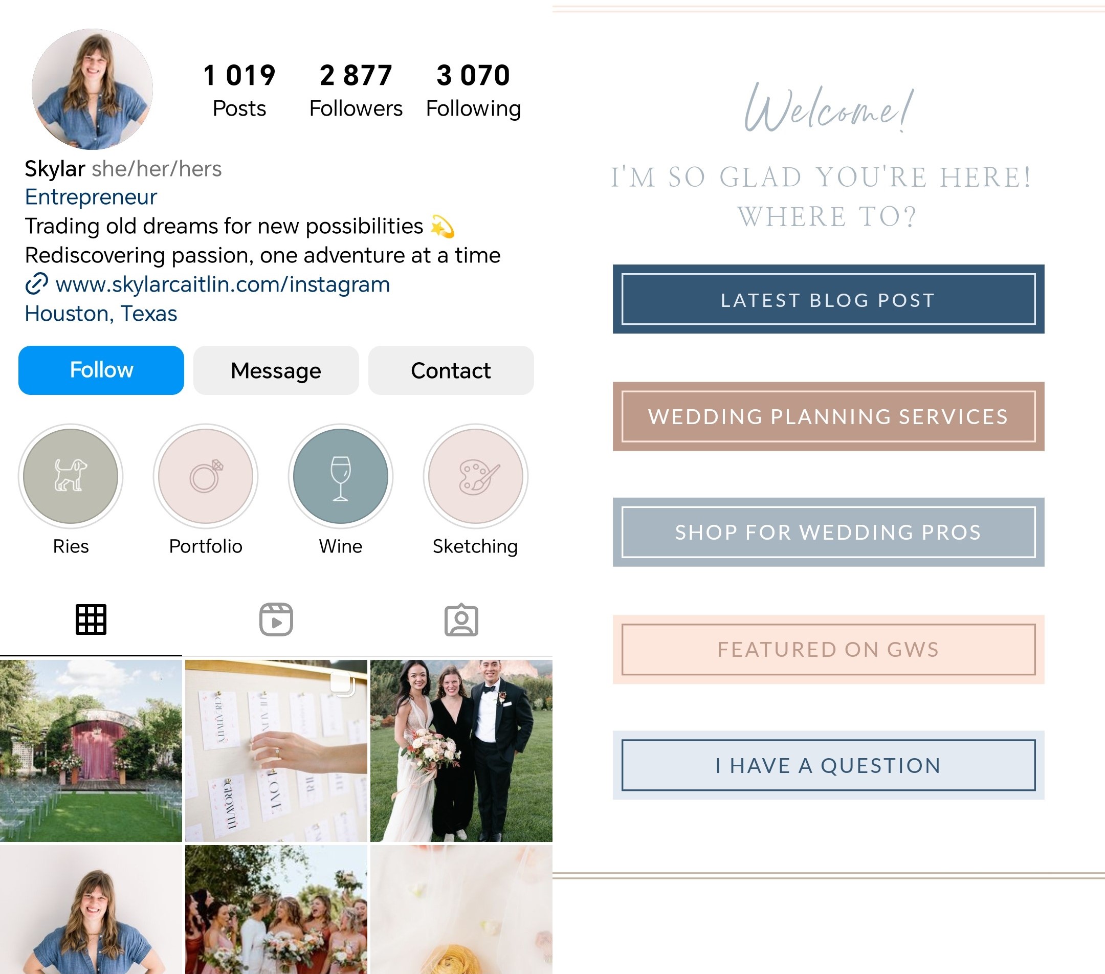 Skylar caitlin instagram bio