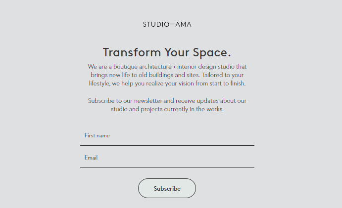 Studio ama email