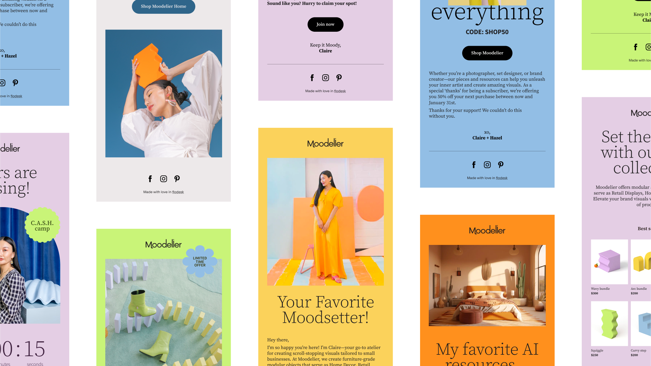 Discover what you can do with Flodesk template sharing