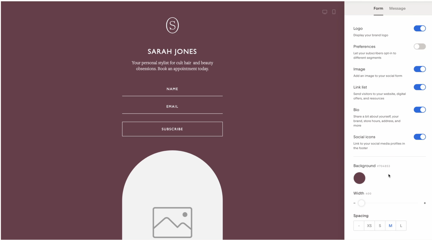 sarah jones link in bio