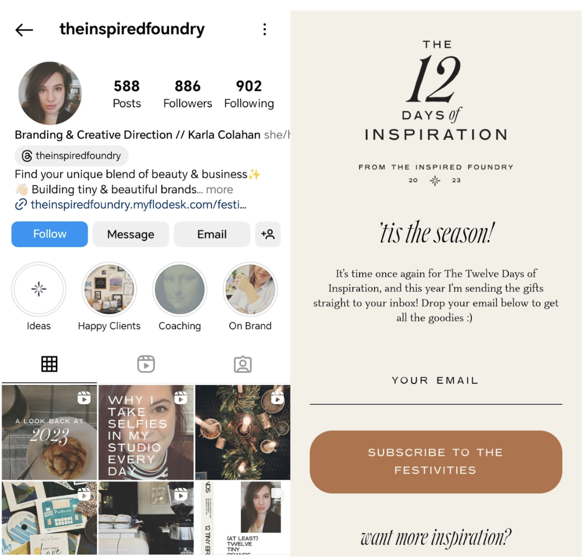 Inspired foundry link in bio