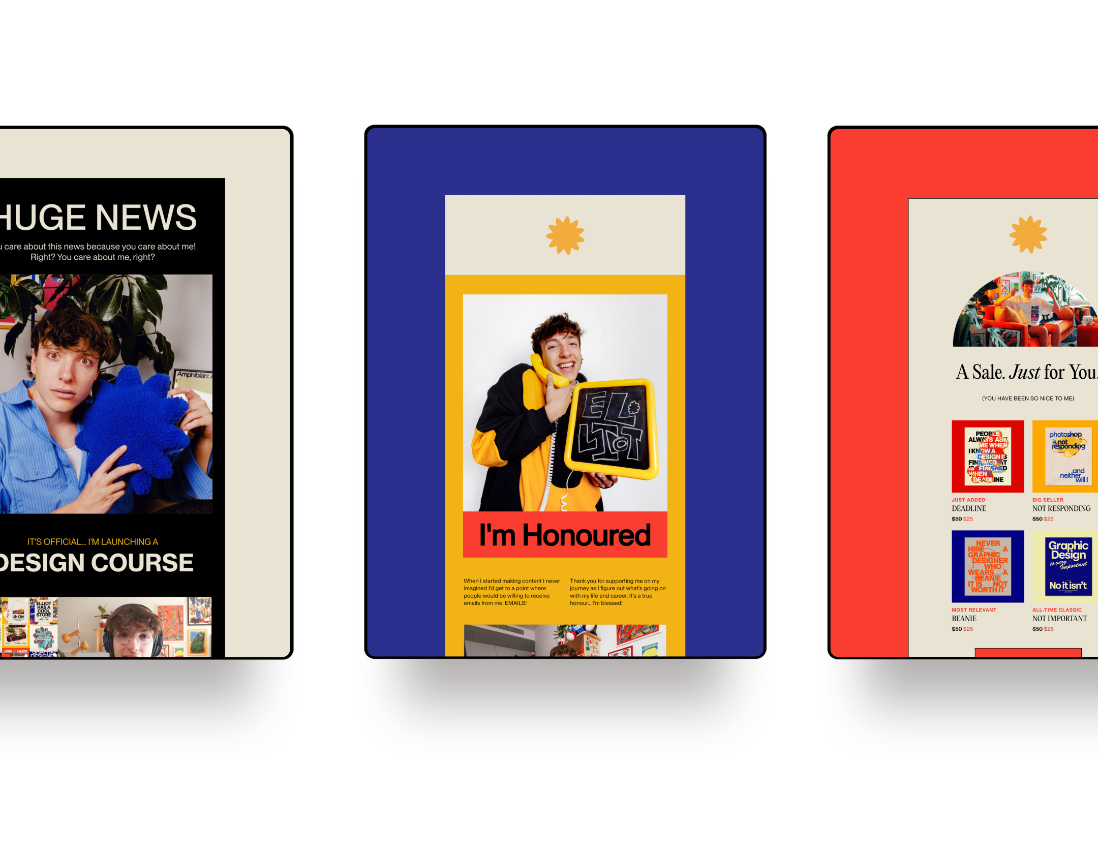 Elliot Ulm email templates