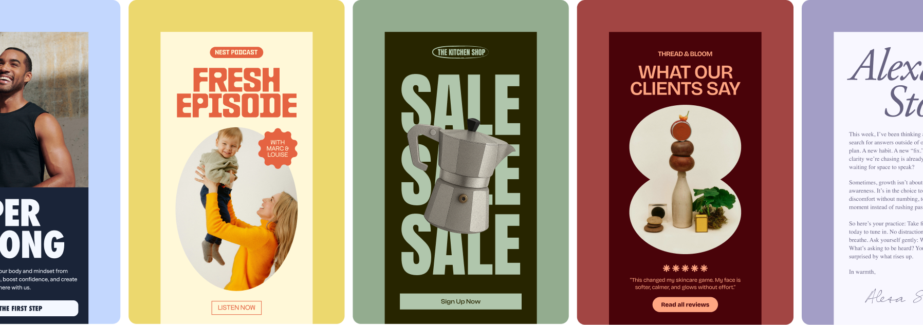 Email marketing examples