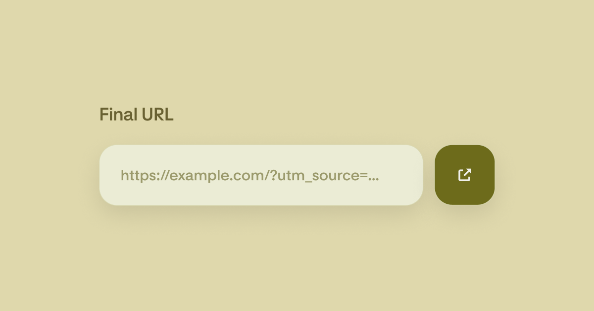 Campaign UTM builder
